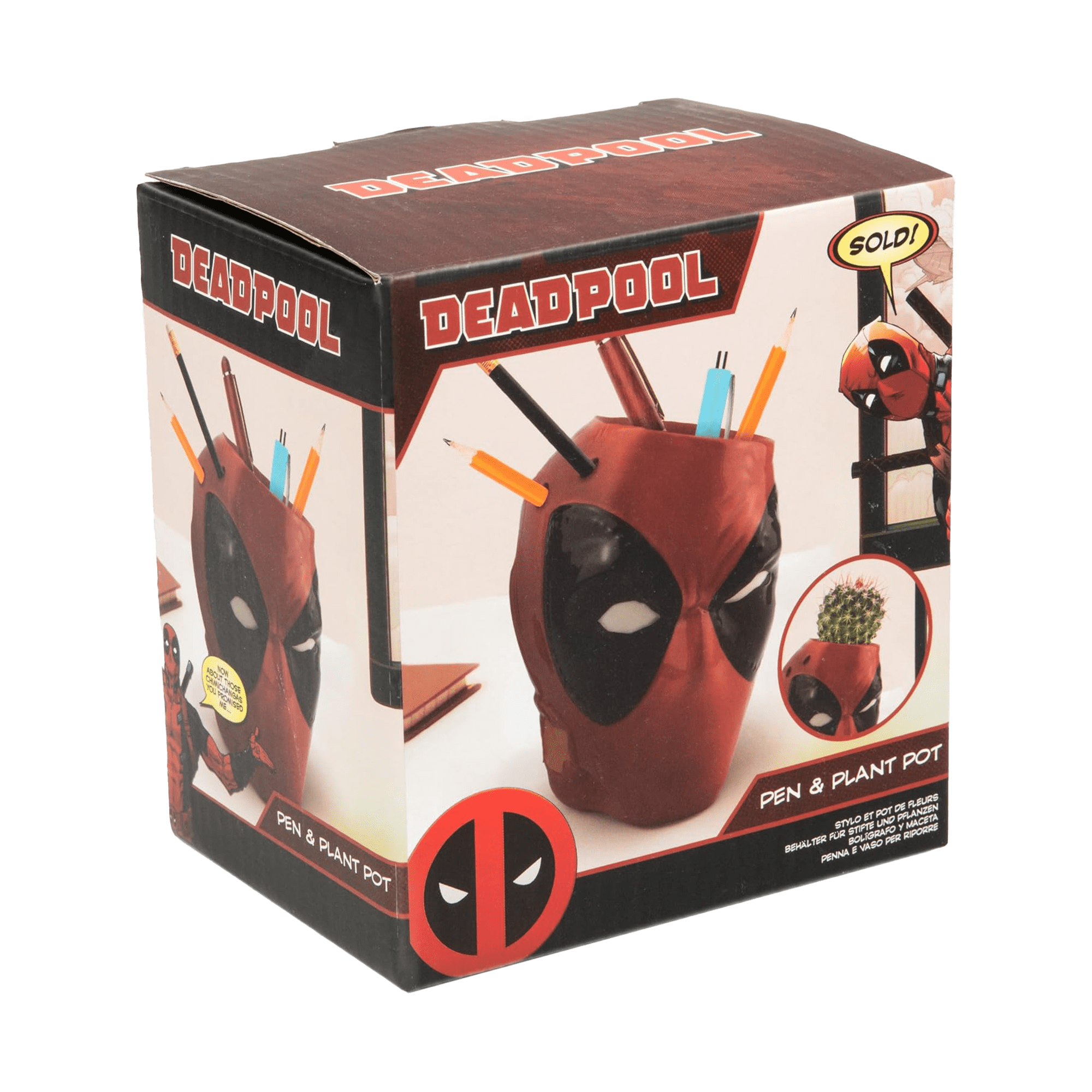 Deadpool Pen and Plant Pot