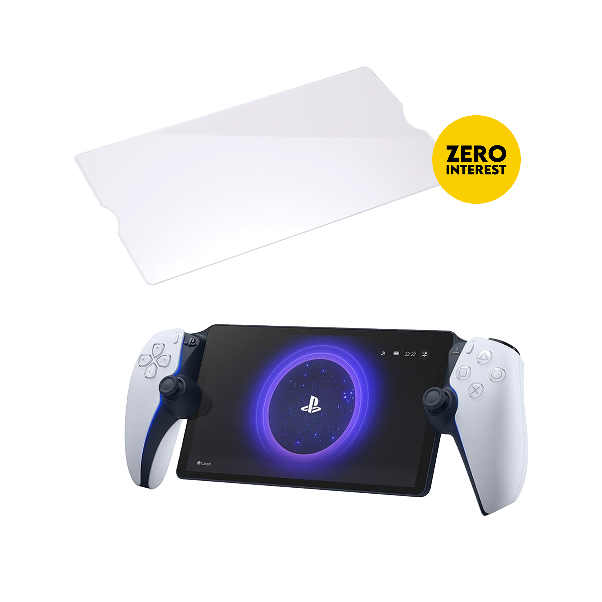 PlayStation Portal Remote Player + Tempered Glass Screen Protector