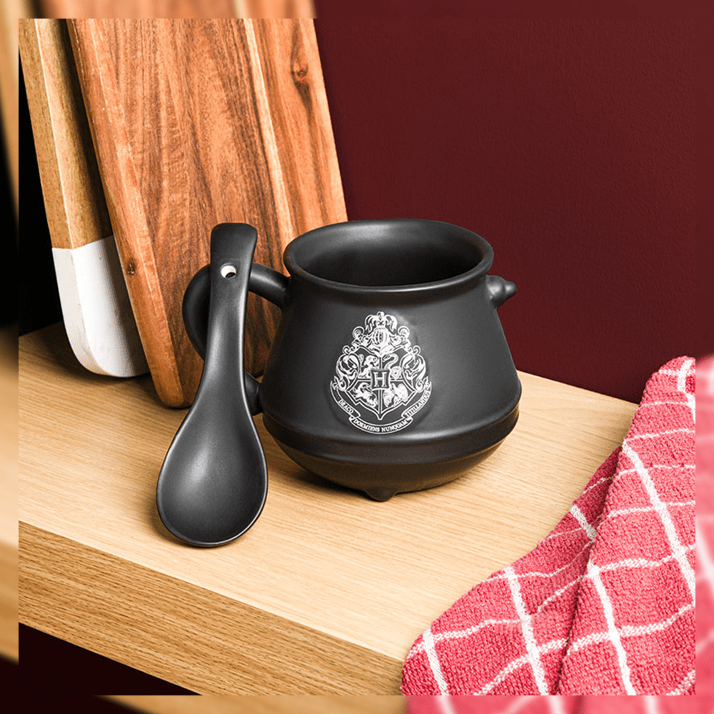 Harry Potter Cauldron Soup Mug and Spoon - KOODOO