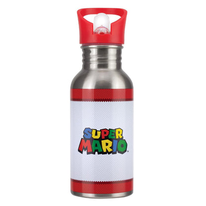 Super Mario Metal Water Bottle with Straw | KOODOO