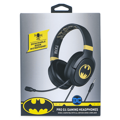 PRO G1 Batman Over-Ear Wired Gaming Headphones - KOODOO