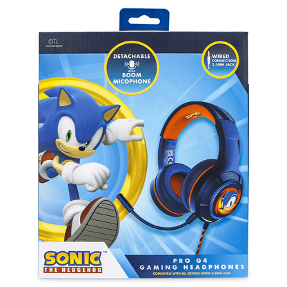 PRO G4 SEGA Modern Sonic the Hedgehog  Over-Ear Wired Gaming Headphones - KOODOO