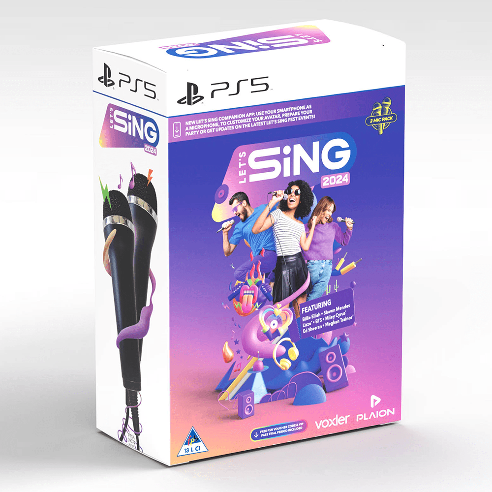 Let's Sing 2024 + 2 Mic's (PS5)
