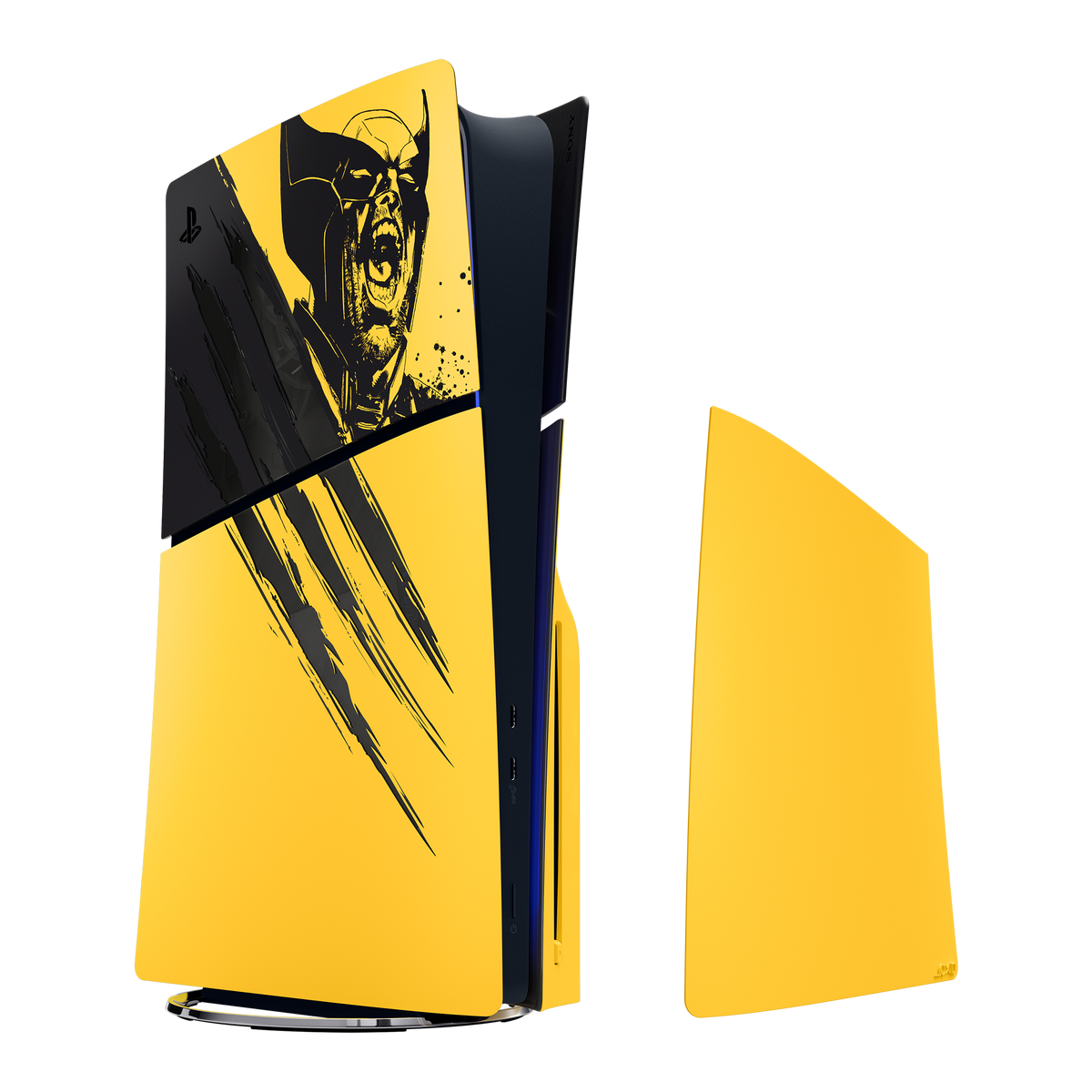 PlayStation 5 Console Covers – Marvel’s Wolverine Battle Yellow Limited Edition - KOODOO