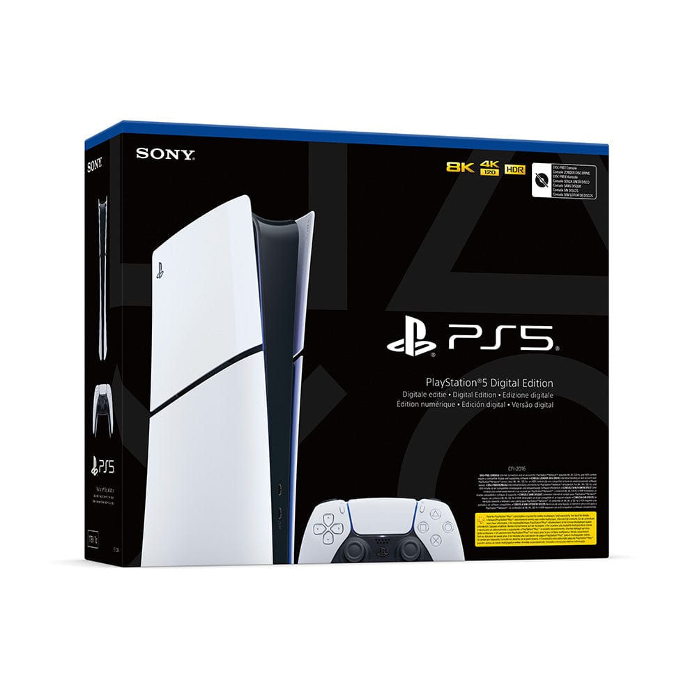 PlayStation 5 Digital Console (Slim) - Glacier White - KOODOO