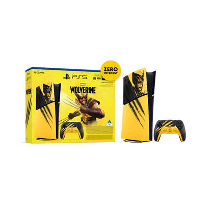 PlayStation 5 Digital Edition – Marvel’s Wolverine  Battle Yellow Limited Edition Bundle