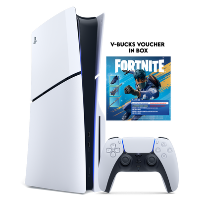 PS5 Slim + Fortnite V-Bucks (Voucher) - KOODOO