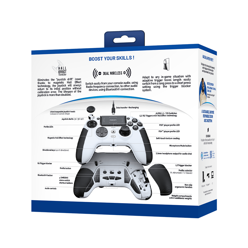 Nacon Revolution Pro 5 Controller - White - KOODOO