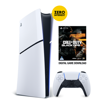 PS5 Slim Digital + Call of Duty: Black Ops 6 (Voucher) Bundle