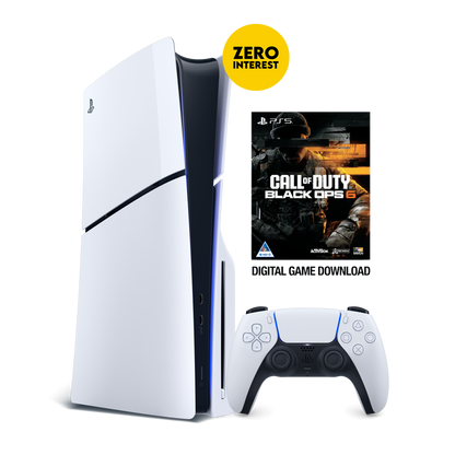 PS5 Slim + Call of Duty: Black Ops 6 (Voucher) Bundle