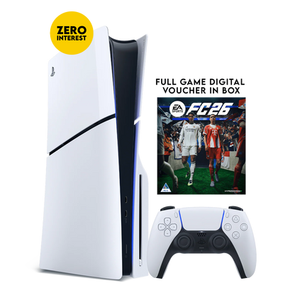 PS5 Slim + EA FC 26 (Voucher)