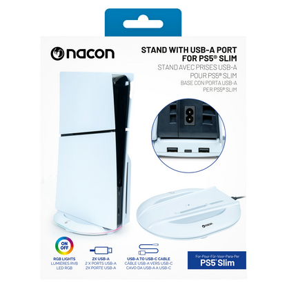 PS5 Slim Vertical Stand with USB-A Port - KOODOO