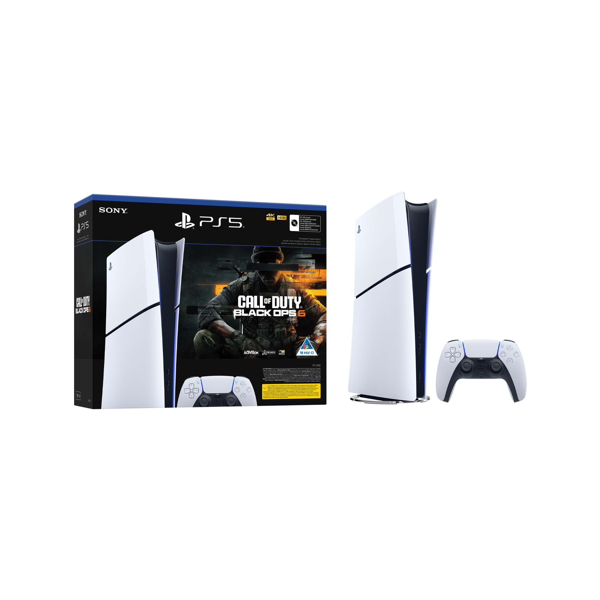 PS5 Slim Digital + Call of Duty: Black Ops 6 (Voucher) Bundle - KOODOO