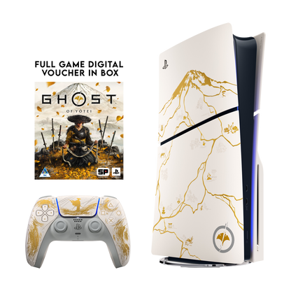 PlayStation 5 Console - Ghost of Yotei Gold Limited Edition Bundle - KOODOO
