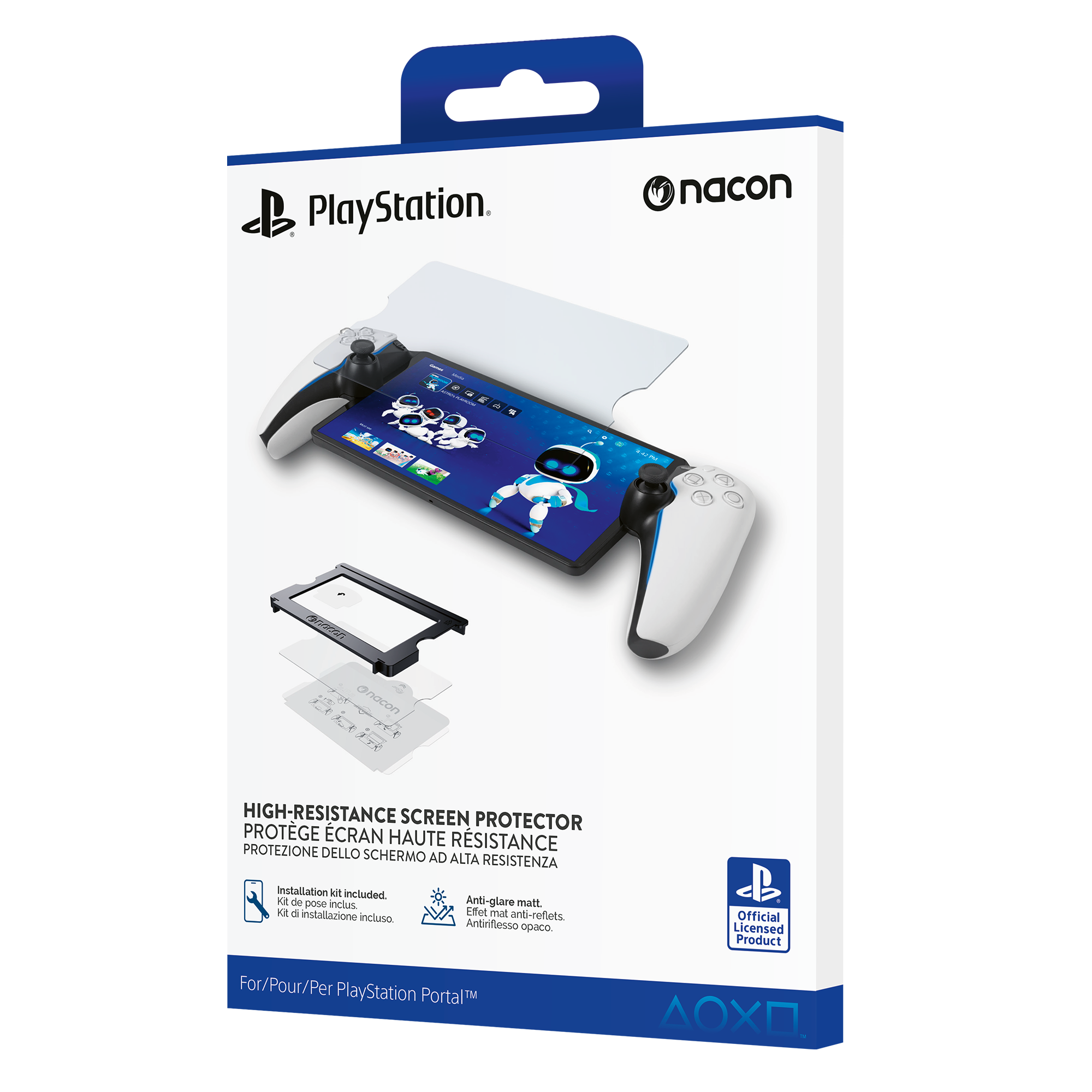 PlayStation Portal Remote Player + Tempered Glass Screen Protector - KOODOO