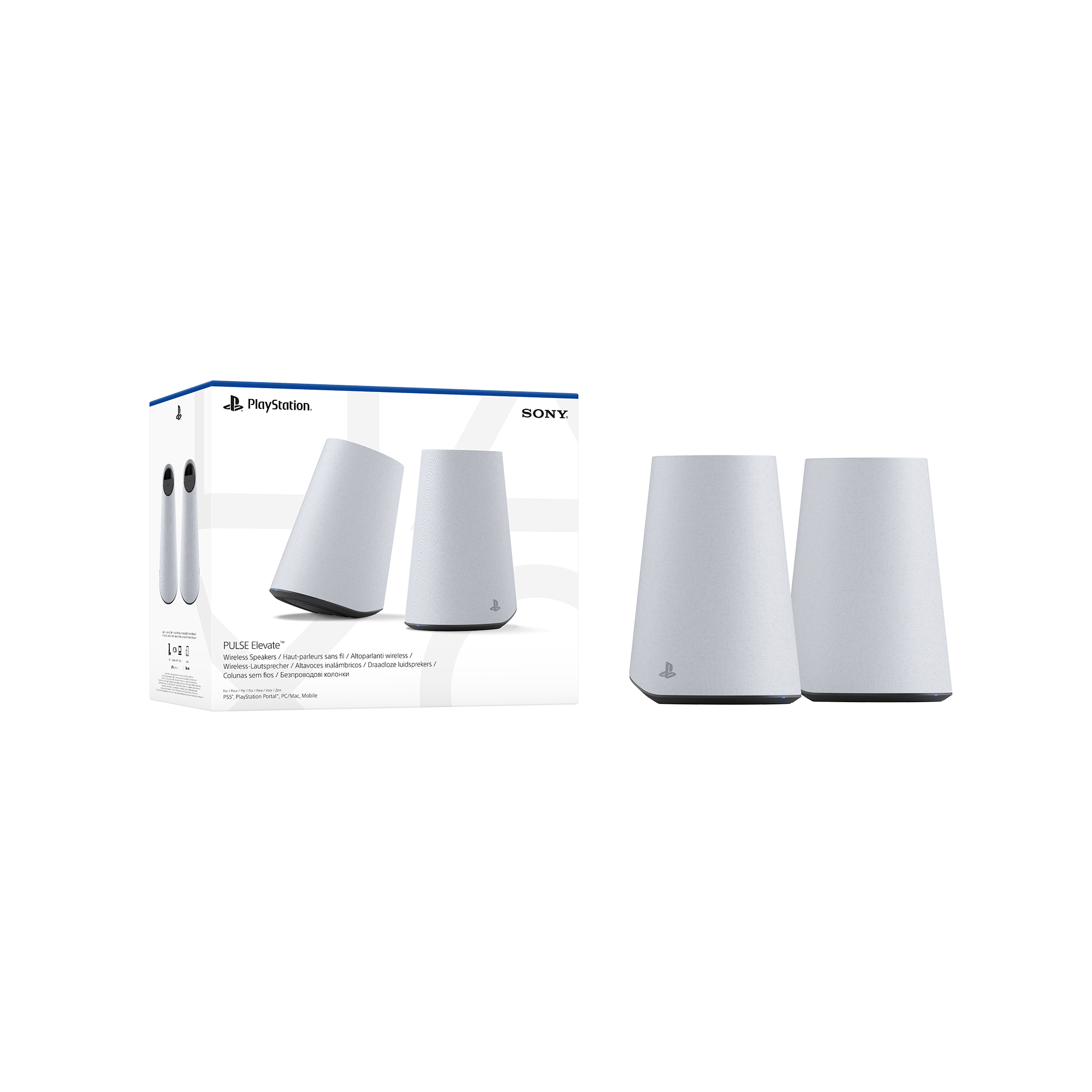 Pulse Elevate Wireless Speakers - White - KOODOO