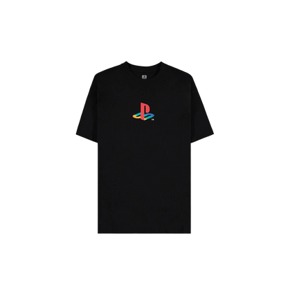 PlayStation - Console Short Sleeved T-shirt (Loose Fit) (Black) - KOODOO