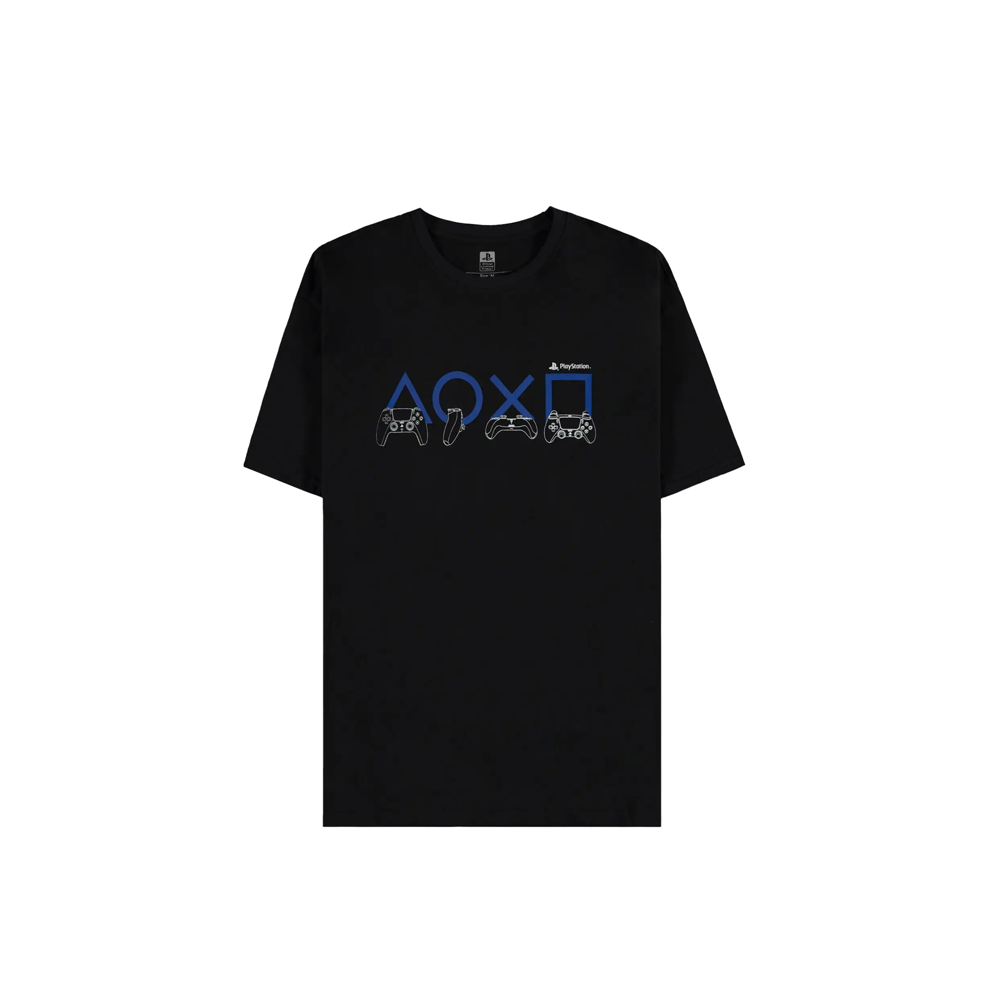 PlayStation - Controller Short Sleeved T-shirt (Black) - KOODOO 