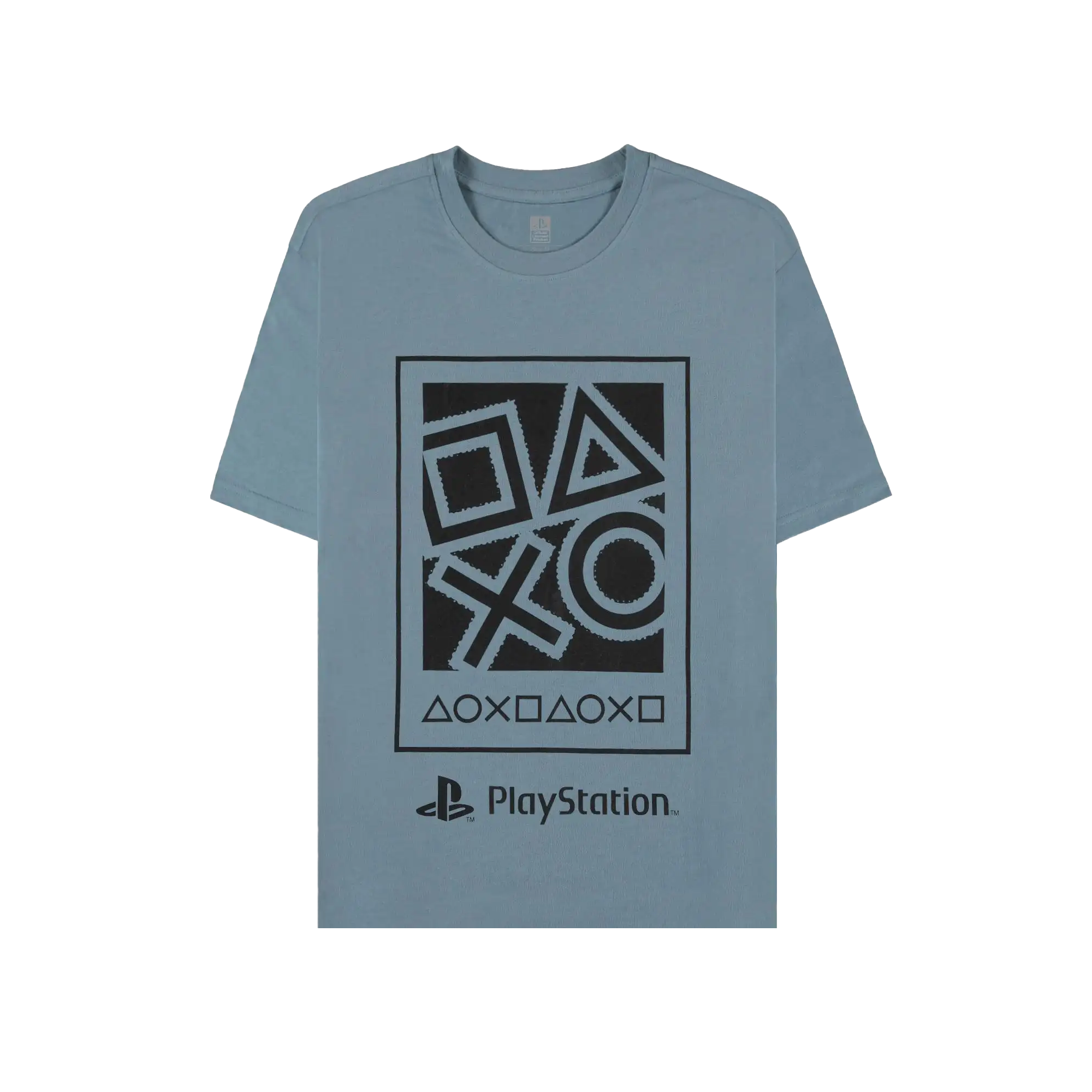 PlayStation - Icons Short Sleeved T-shirt (Blue) - KOODOO