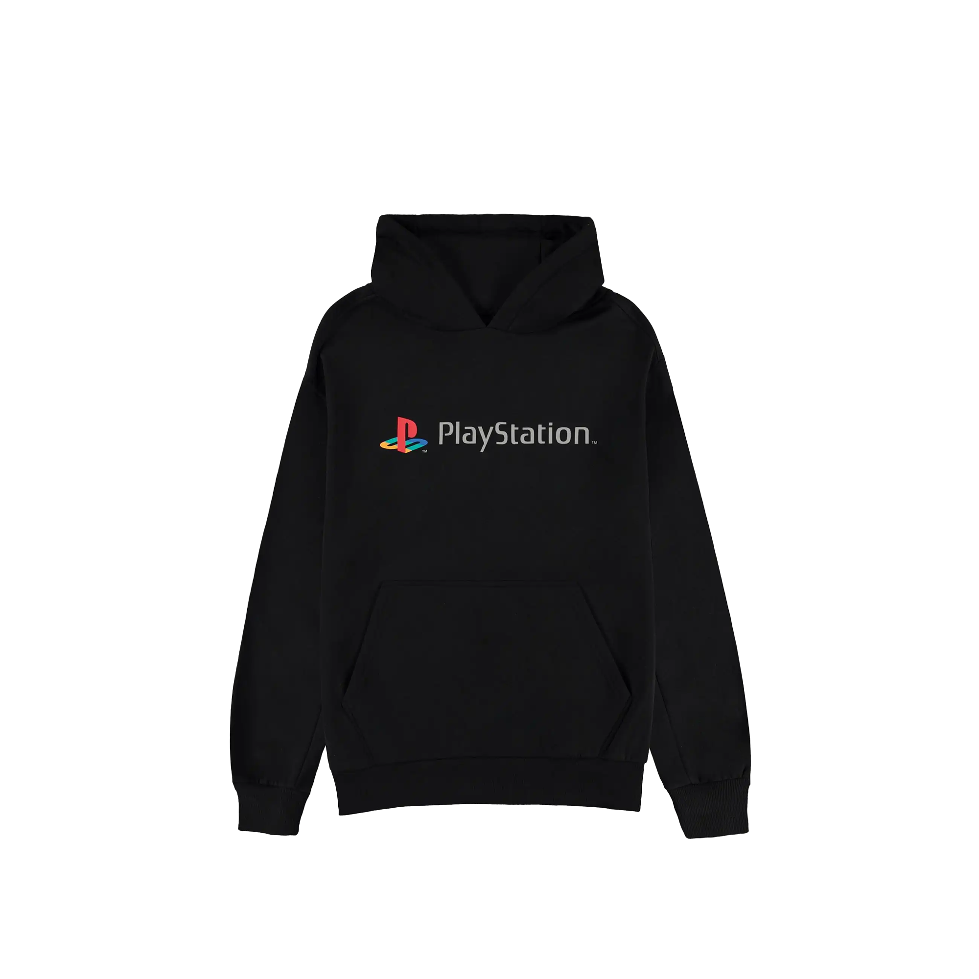 PlayStation - Logo Hoodie (Kangaroo Pocket) (Black) - KOODOO