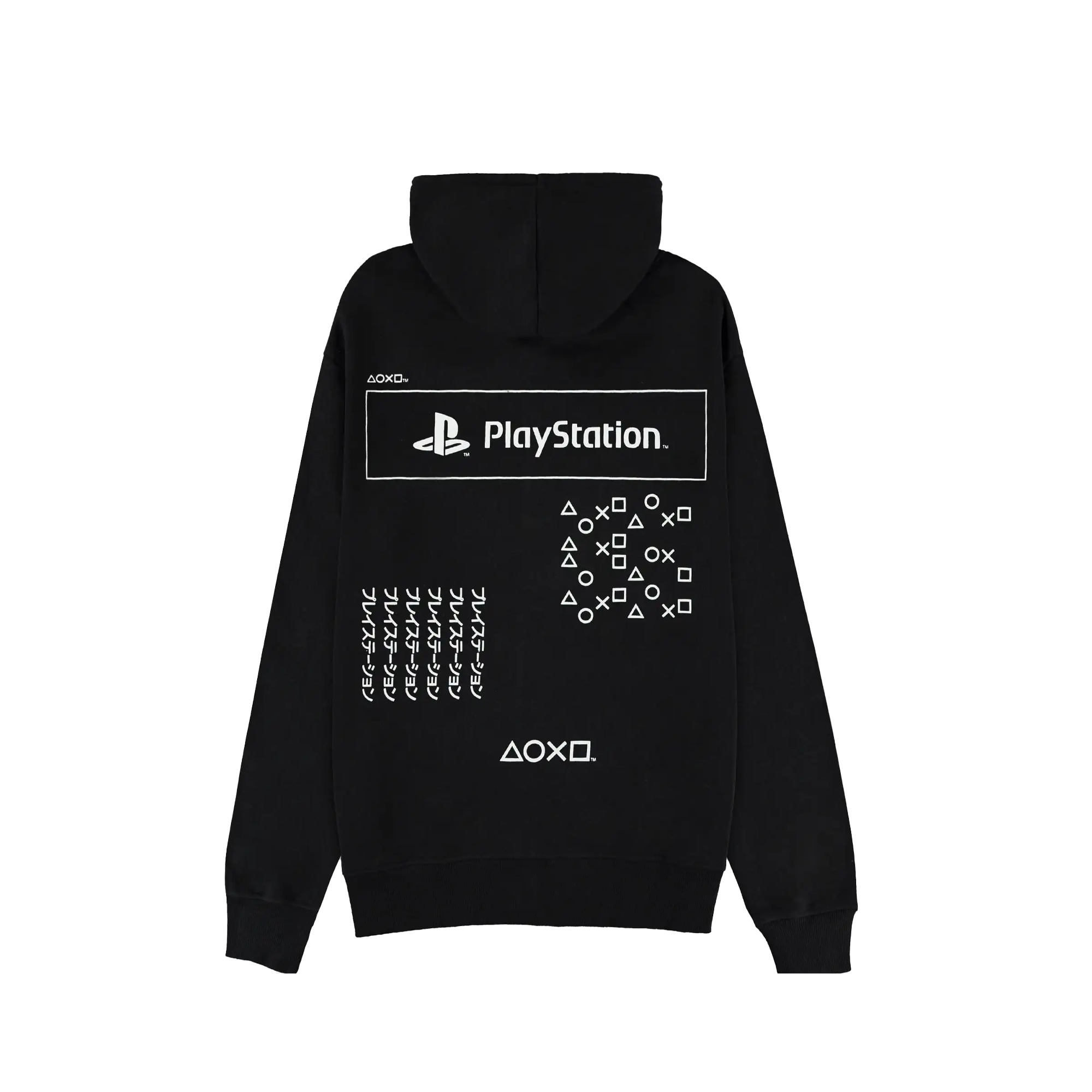 PlayStation - Logo Zipper Hoodie (Black) - KOODOO