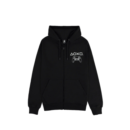 PlayStation - Logo Zipper Hoodie (Black) - KOODOO