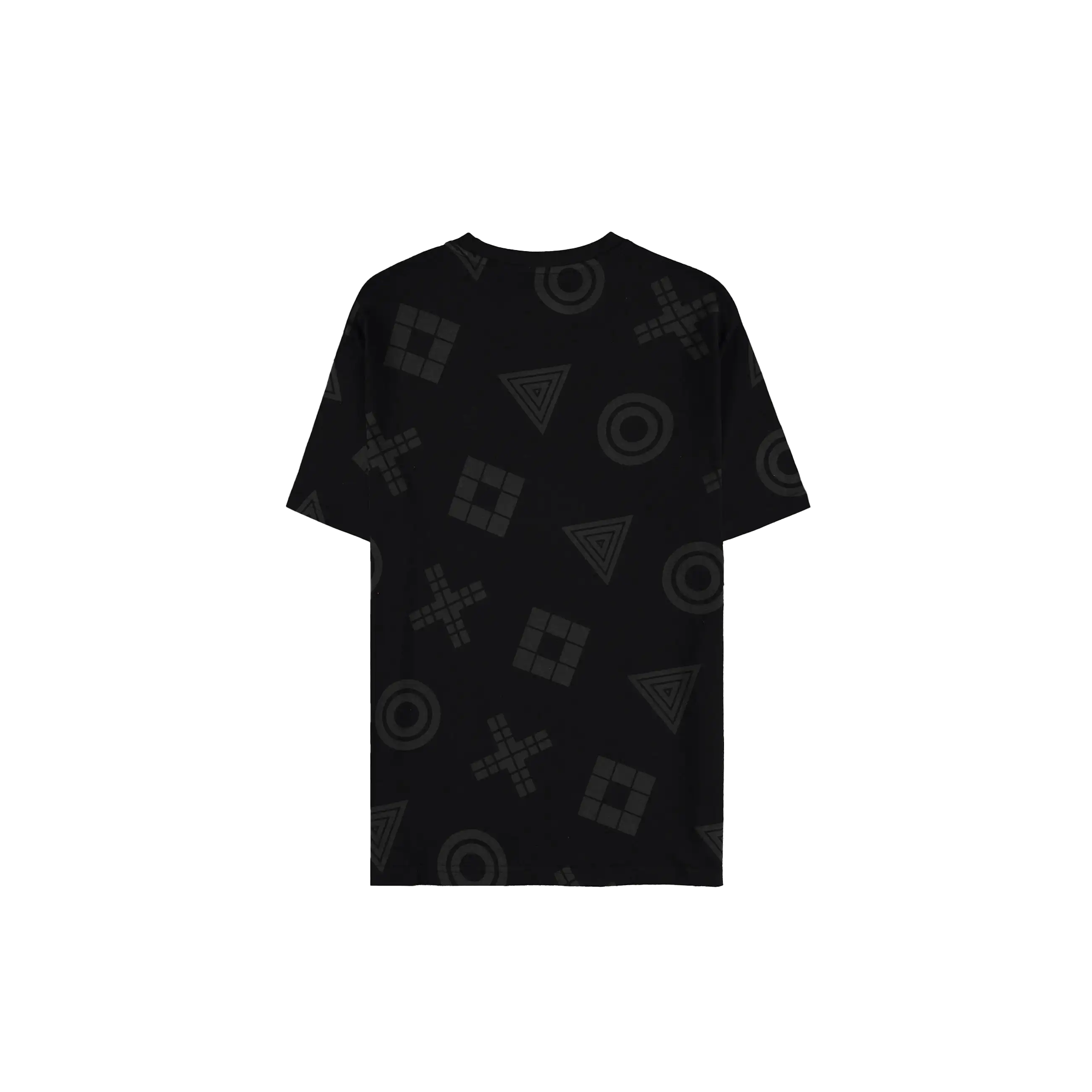PlayStation - AOP Short Sleeved T-shirt (Black) - KOODOO