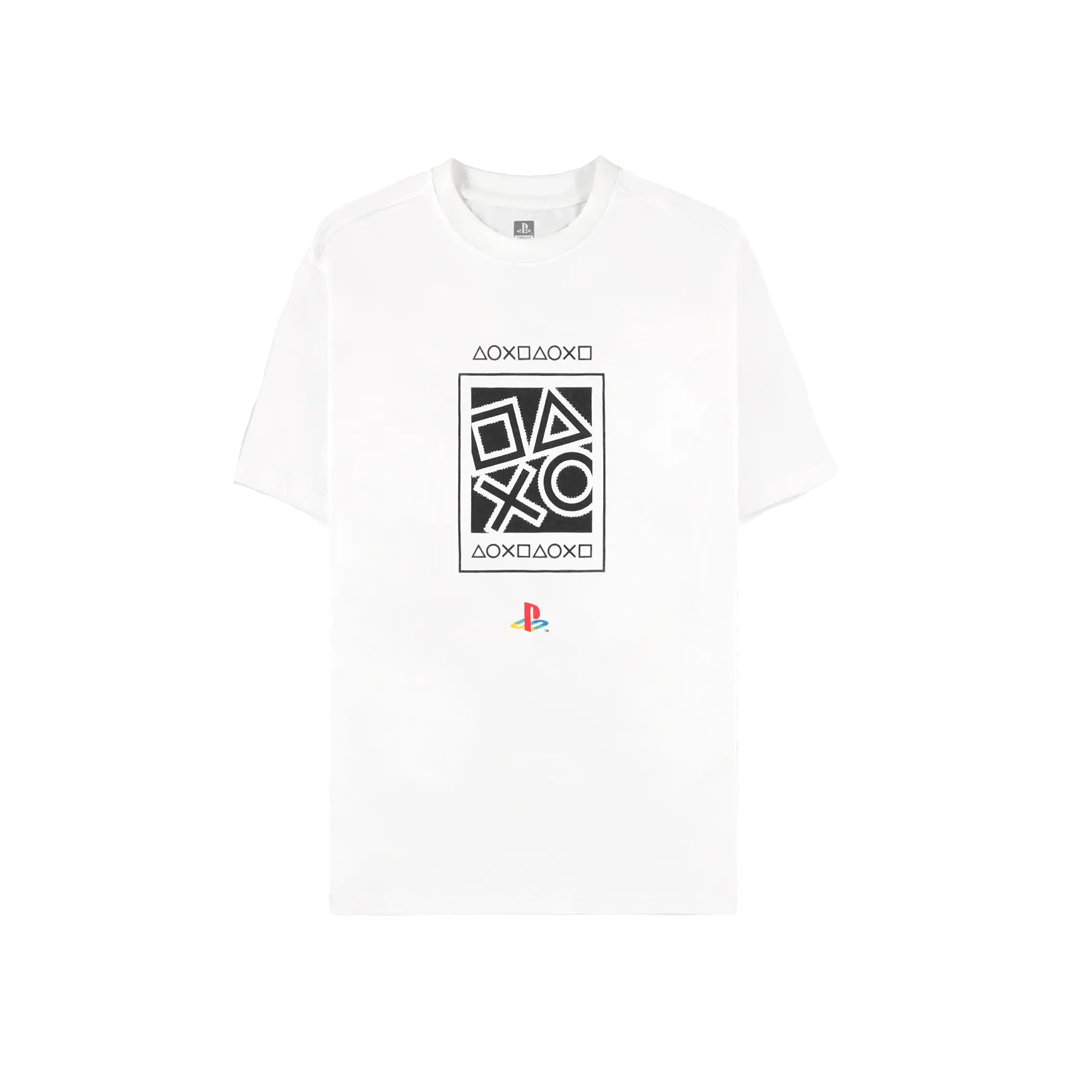 PlayStation - Icons Short Sleeved T-shirt (White) - KOODOO