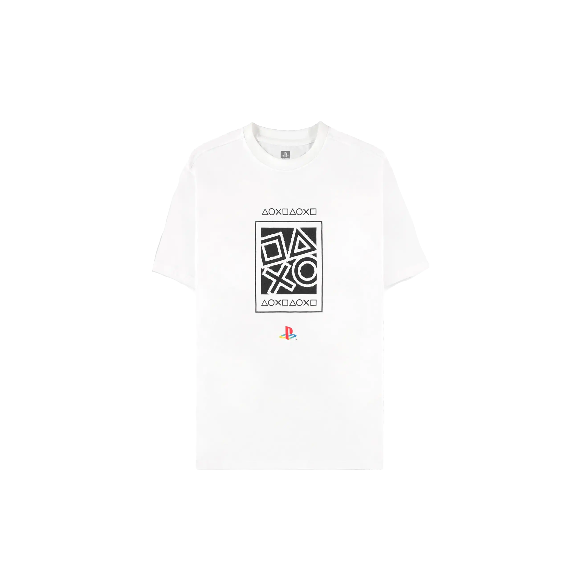 PlayStation - Icons Short Sleeved T-shirt (White) - KOODOO