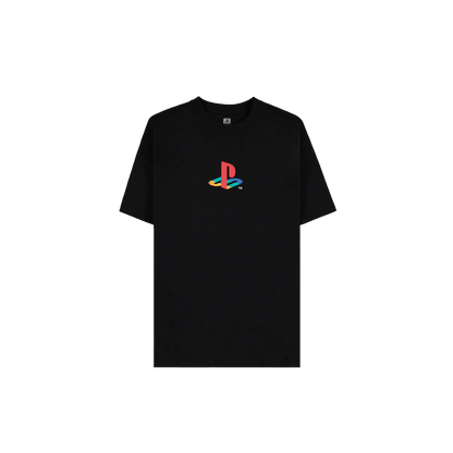 PlayStation - Chest Logo Short Sleeved T-shirt (Black) - KOODOO