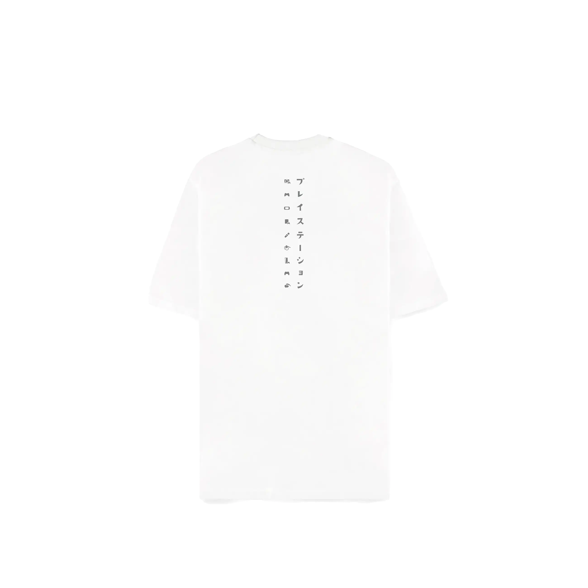 PlayStation - Symbols Short Sleeved T-shirt (Loose Fit) (White) - KOODOO