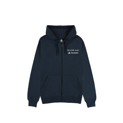 PlayStation - Navy Zipper Hoodie (Navy) - KOODOO