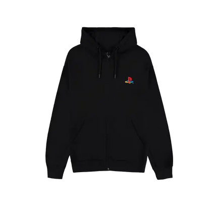 PlayStation - Zipper Hooded Sweatshirt (Black) - KOODOO