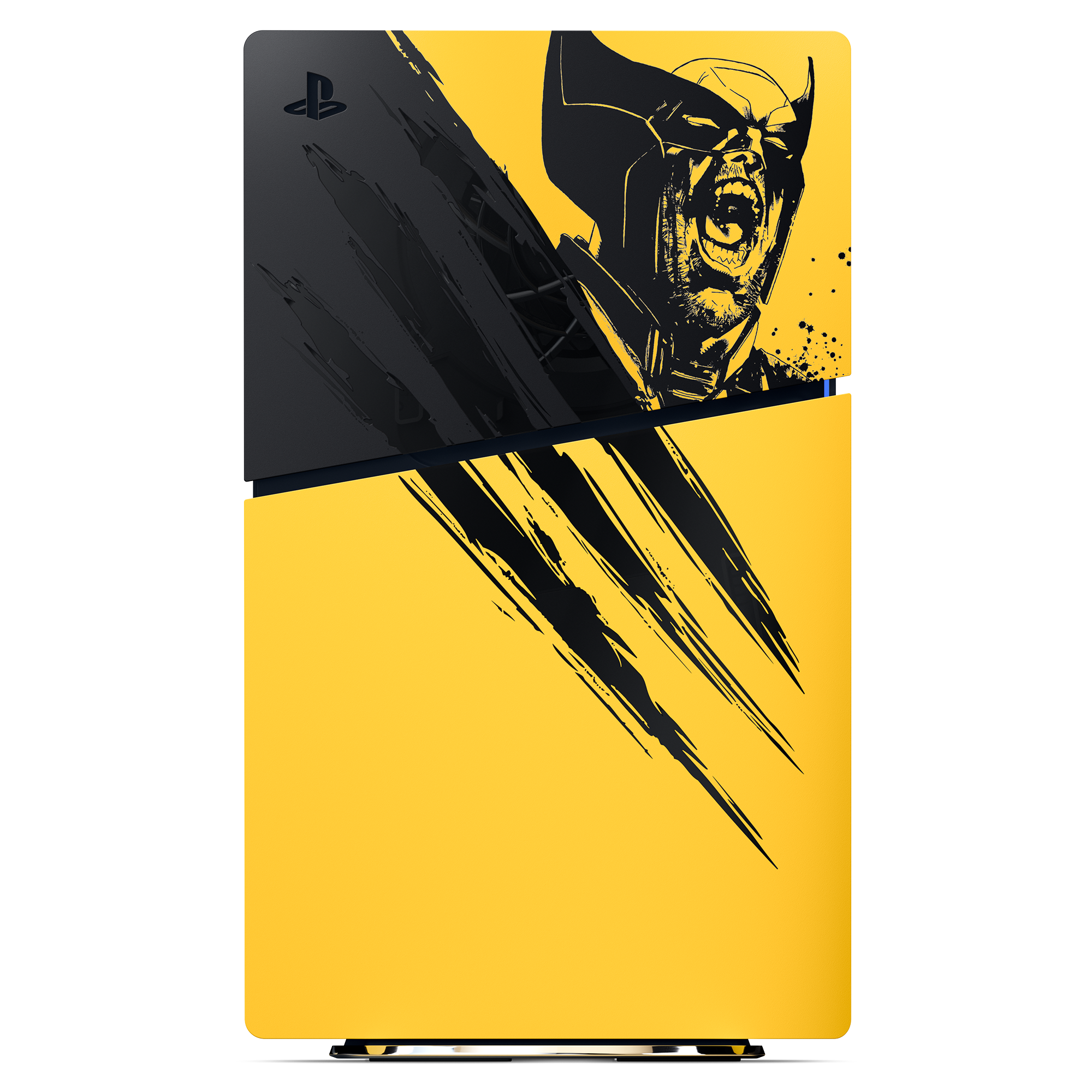 PlayStation 5 Console Covers – Marvel’s Wolverine Battle Yellow Limited Edition - KOODOO