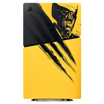PlayStation 5 Console Covers – Marvel’s Wolverine Battle Yellow Limited Edition - KOODOO
