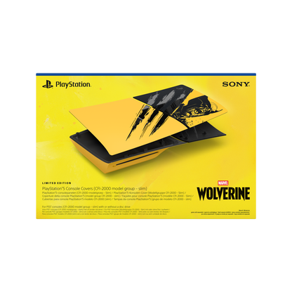 PlayStation 5 Console Covers – Marvel’s Wolverine Battle Yellow Limited Edition - KOODOO