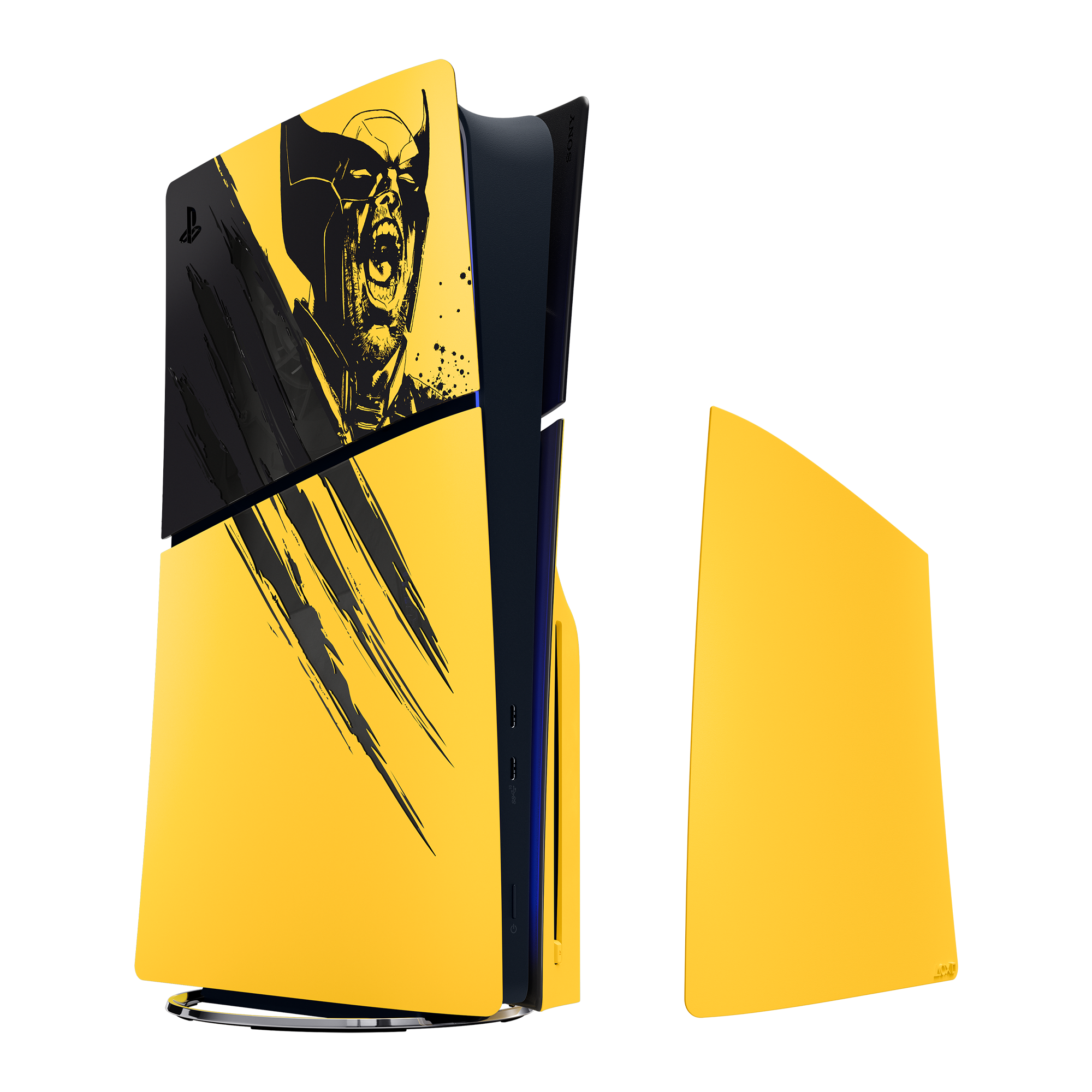 PlayStation 5 Console Covers – Marvel’s Wolverine Battle Yellow Limited Edition - KOODOO