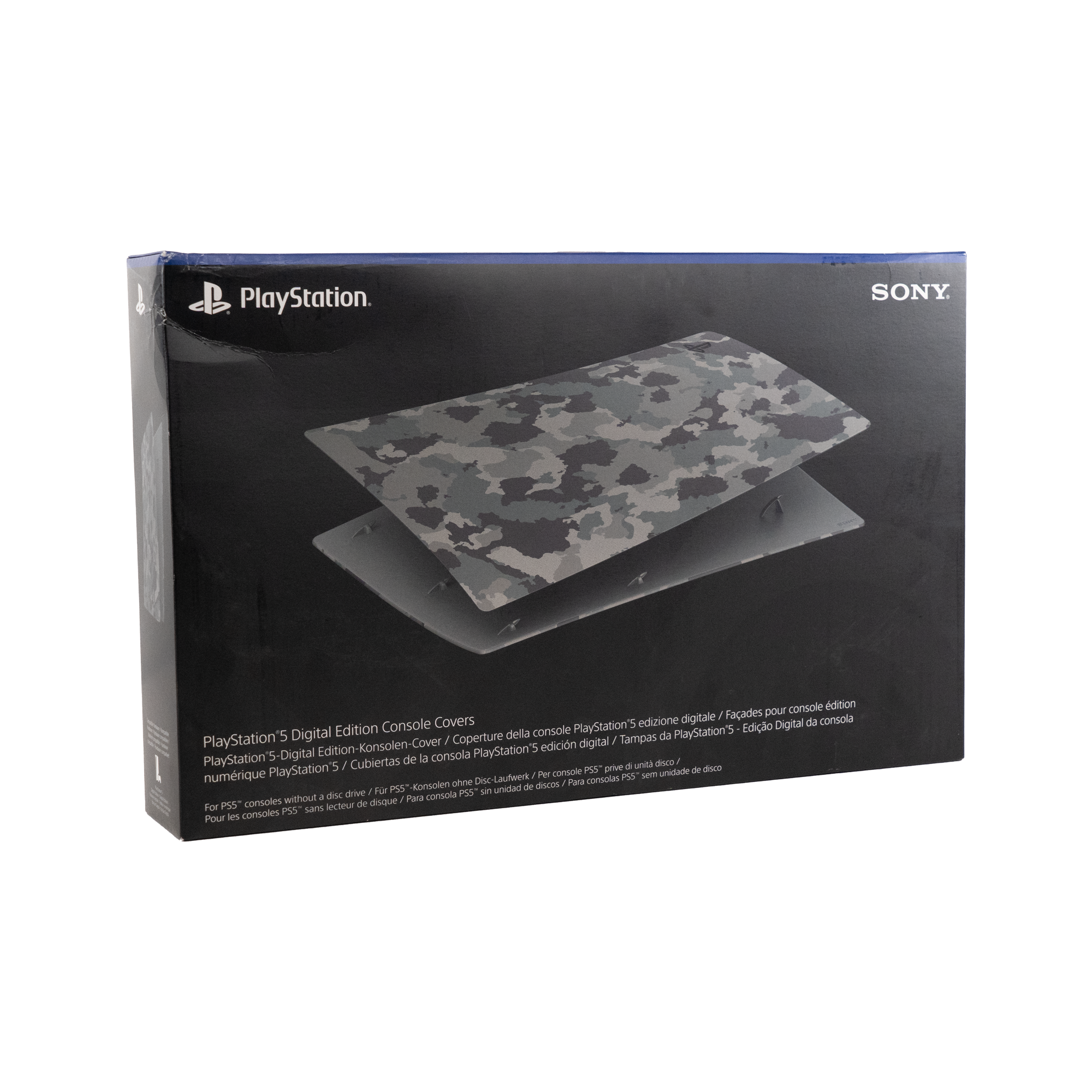 PlayStation 5 Digital Edition Cover - Grey Camouflage - CODE RED Markdowns - KOODOO