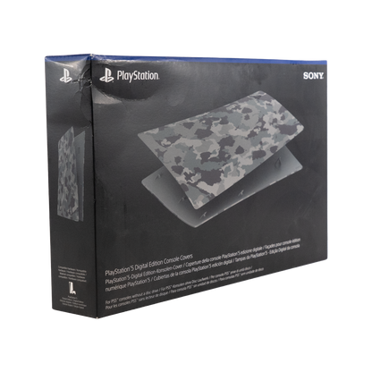 PlayStation 5 Digital Edition Cover - Grey Camouflage - CODE RED Markdowns - KOODOO