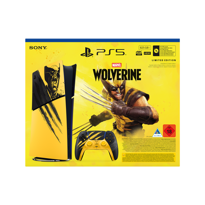 PlayStation 5 Digital Edition – Marvel’s Wolverine  Battle Yellow Limited Edition Bundle - KOODOO