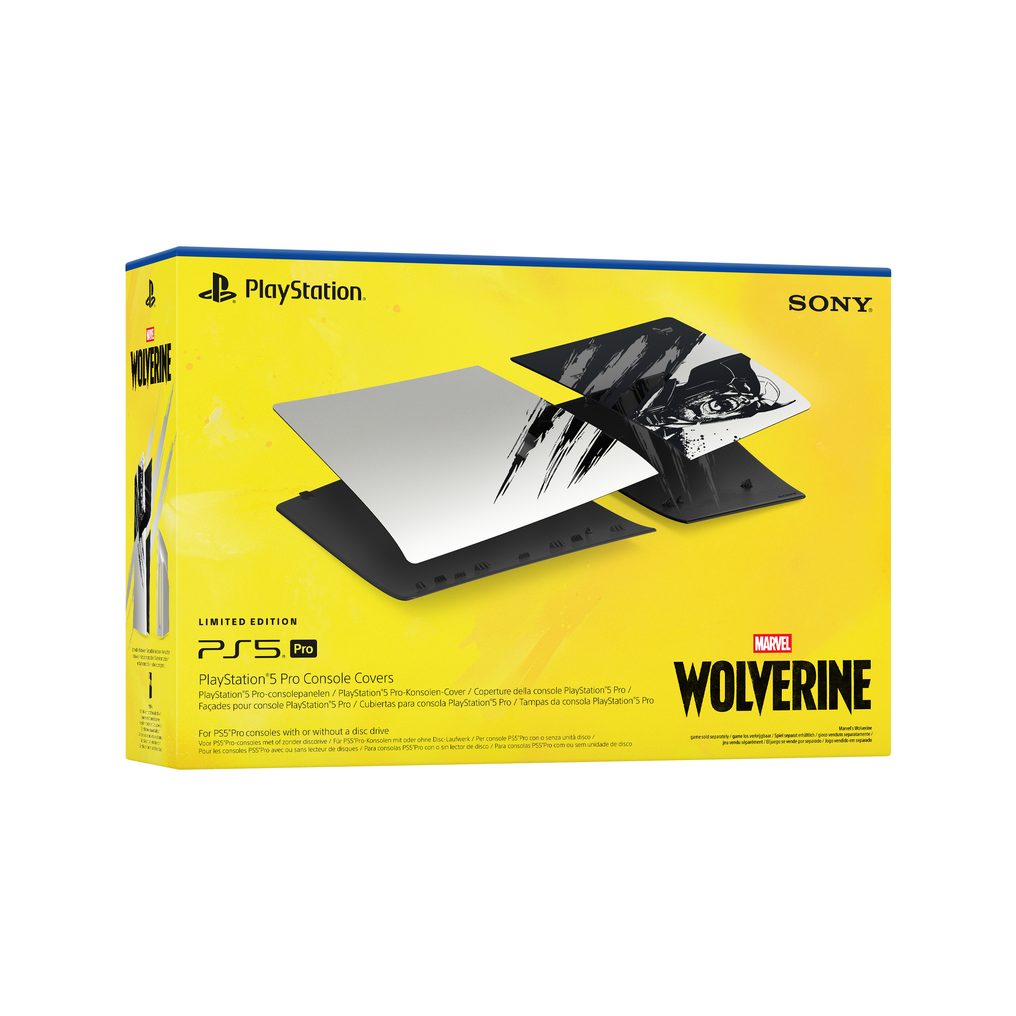 PlayStation 5 Pro Console Covers – Marvel’s Wolverine Adamantium - KOODOO