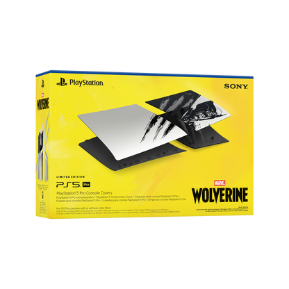 PlayStation 5 Pro Console Covers – Marvel’s Wolverine Adamantium - KOODOO