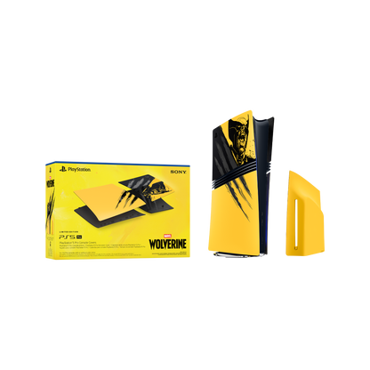 PlayStation 5 Pro Console Covers – Marvel’s Wolverine Battle Yellow Limited Edition - KOODOO