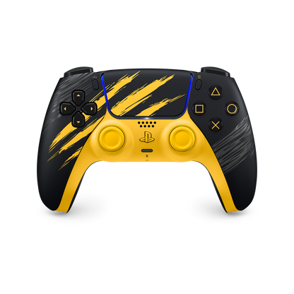 PlayStation 5 (PS5) DualSense Wireless Controller - Marvel’s Wolverine Battle Yellow Limited Edition - KOODOO