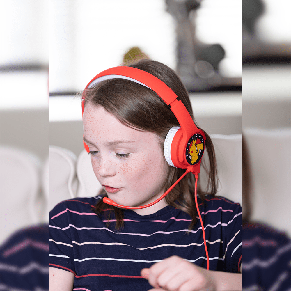 Pokémon Pikachu Red Kids Interactive Headphones | KOODOO