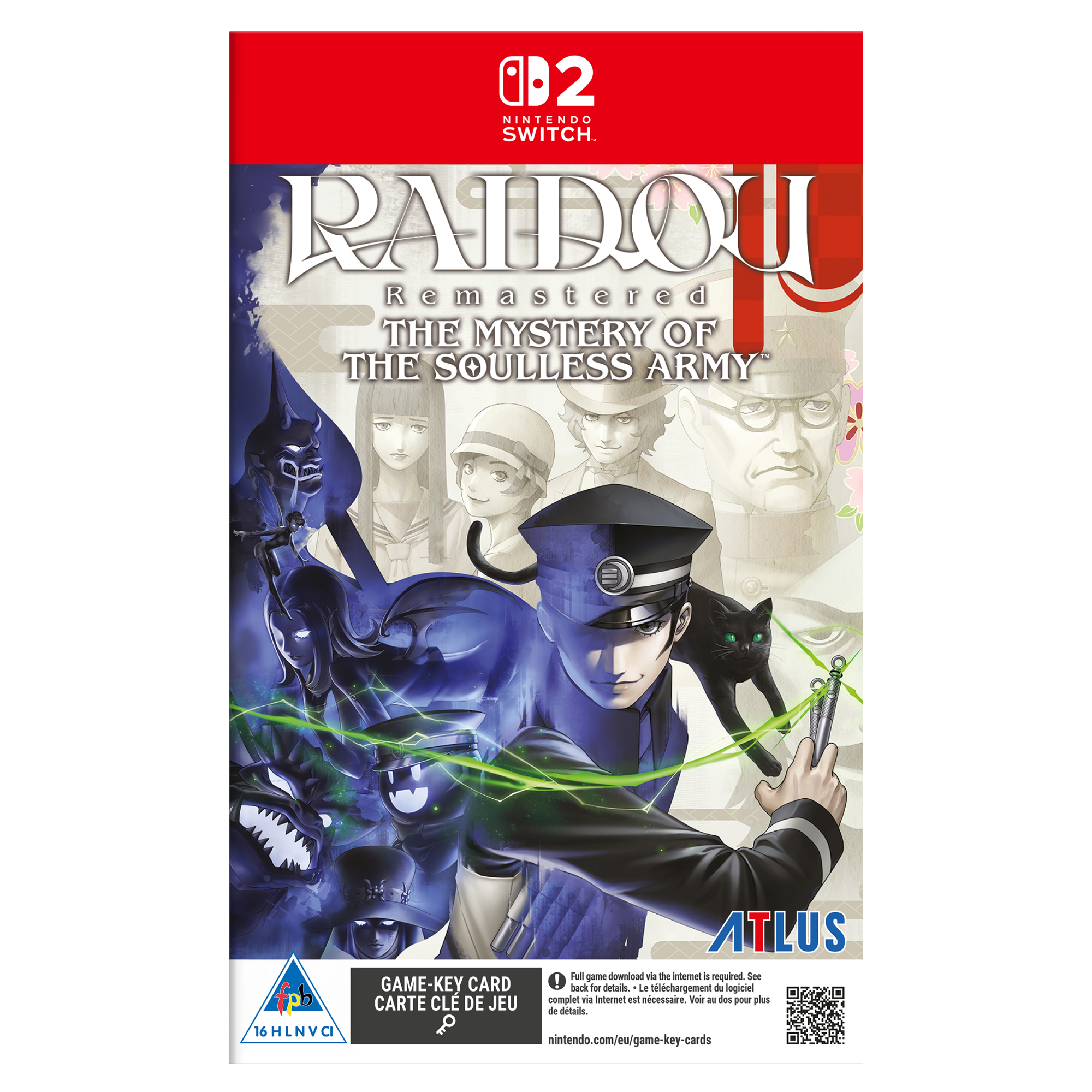 RAIDOU Remastered: The Mystery of the Soulless Army (NS2) - Game-Key Card - KOODOO