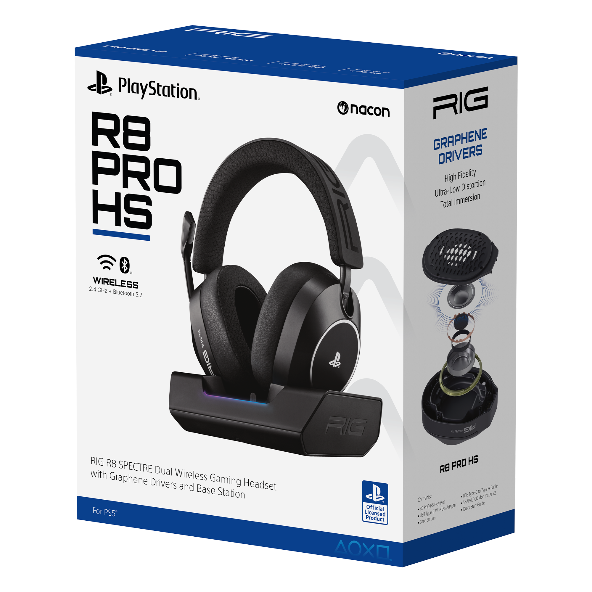 Nacon RIG R8 PRO Headset - Black - KOODOO