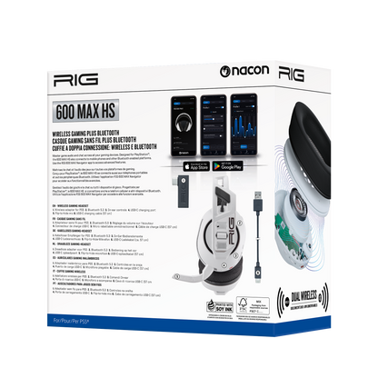 Nacon RIG 600 Max Headset - White - KOODOO