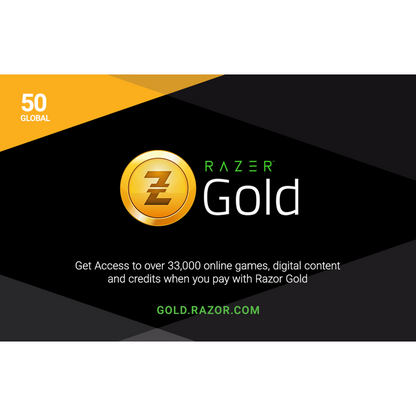 Razer Gold PIN Global - Digital code will be emailed