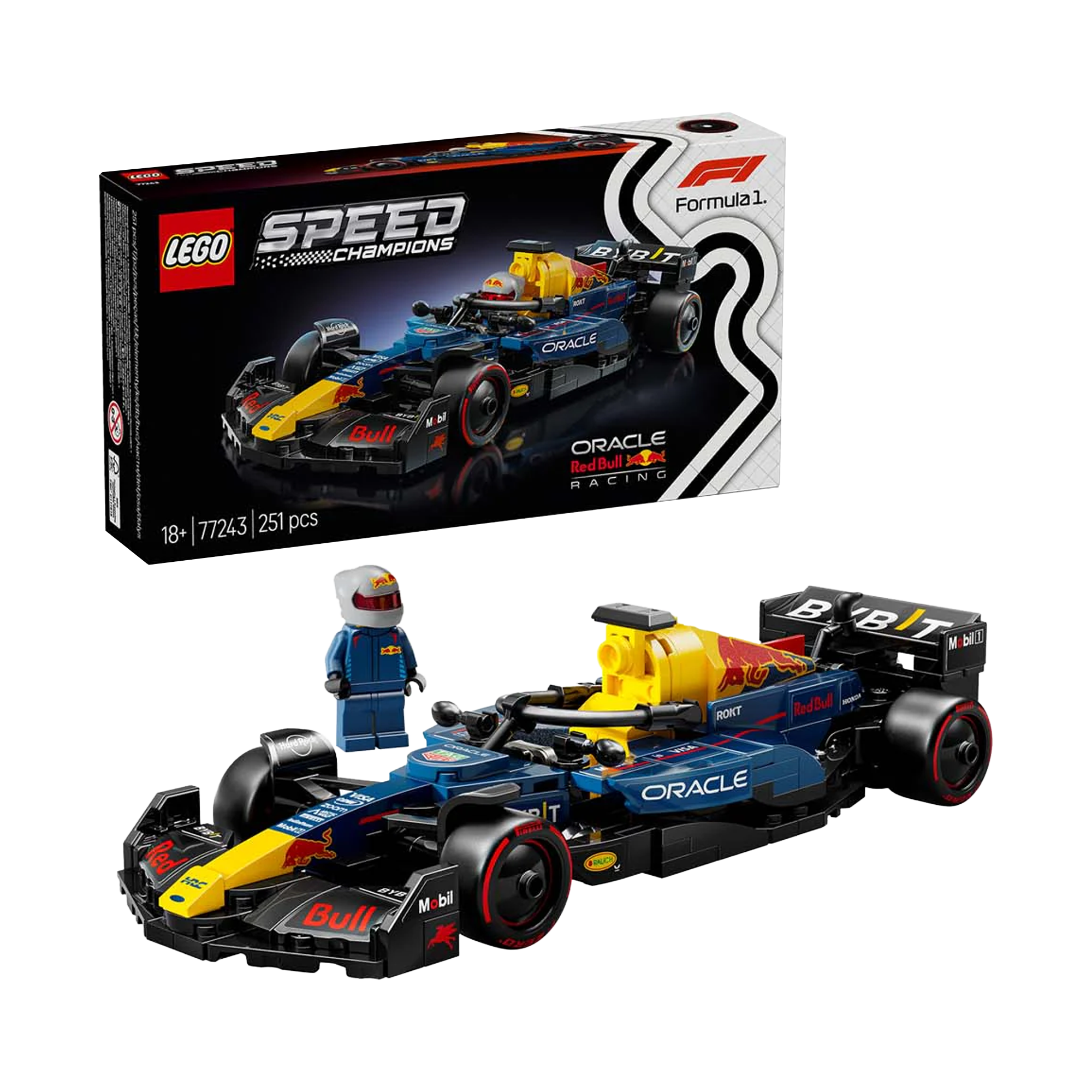 LEGO: Speed Champions Oracle Red Bull Racing RB20 F1 Race Car (77243) - KOODOO